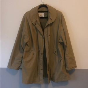 Misty Harbor over sized A line rain trench coat